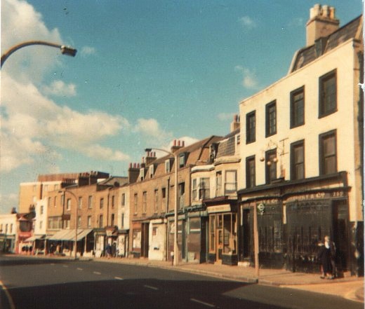 Colour photograph showing Rattenburys shop