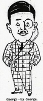1927 caricature of 'George', thought to be George Arthur Griffith, co-founder of Griffith Bros