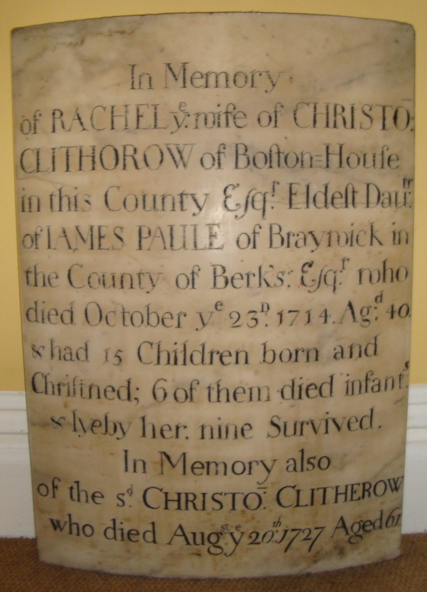 Clitherow memorial
