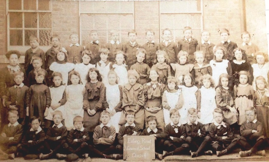 Class photo in the playground