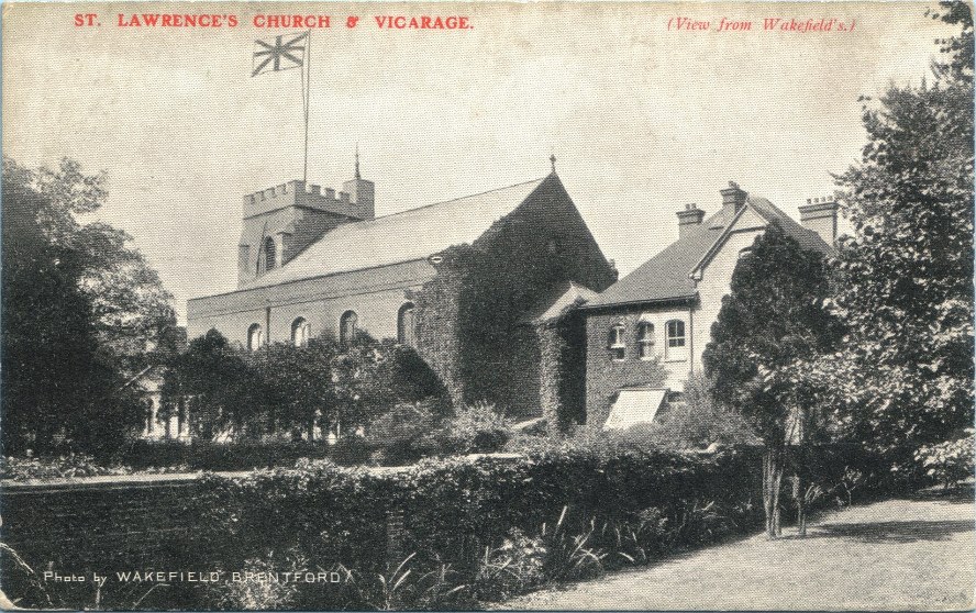 Postcard caption 'View from Wakefield's' 