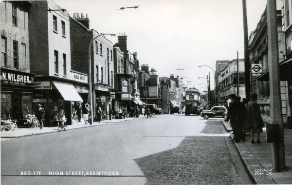 View of High Street towards Half Acre