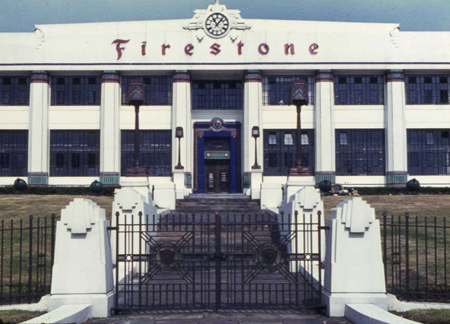 Firestone factory facade